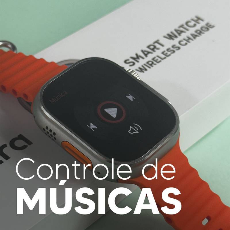 S9 ULTRA – Série 9 Ultra | Smartwatch Custo-Benefício 49mm + Pulseira de Silicone Grátis