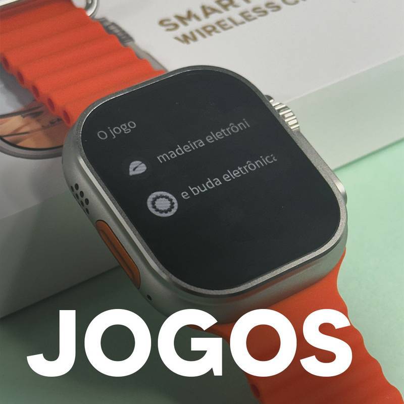 S9 ULTRA – Série 9 Ultra | Smartwatch Custo-Benefício 49mm + Pulseira de Silicone Grátis