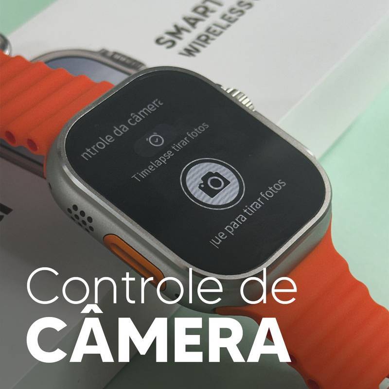 S9 ULTRA – Série 9 Ultra | Smartwatch Custo-Benefício 49mm + Pulseira de Silicone Grátis