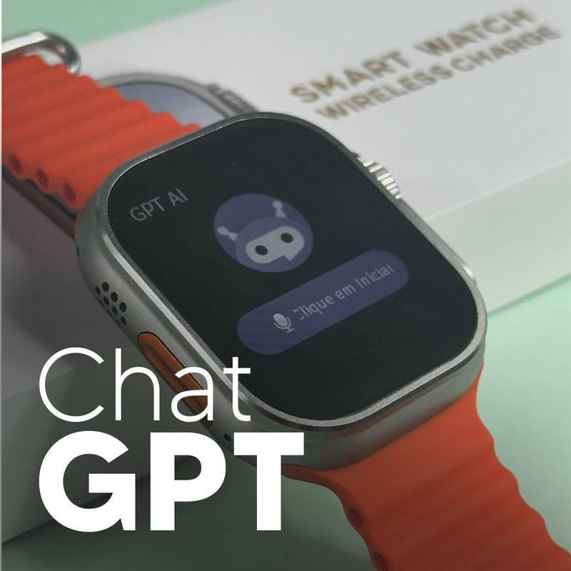 S9 ULTRA – Série 9 Ultra | Smartwatch Custo-Benefício 49mm + Pulseira de Silicone Grátis