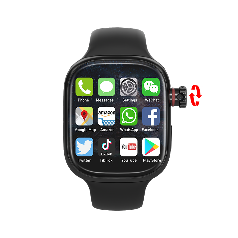 Horizon Lite+ | Smartwatch 4G com Câmera Rotativa HD | 2GB RAM + 16GB | Tela Super AMOLED