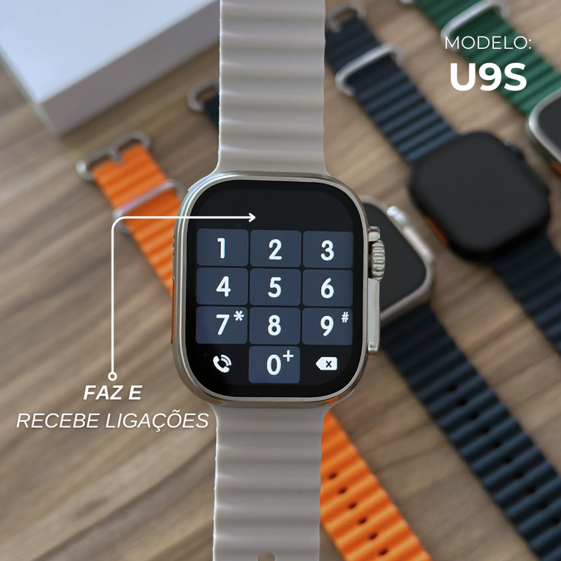 U9S – Smartwatch Microwear 2ª Geração | Custo-Benefício + Pulseira de Silicone Grátis