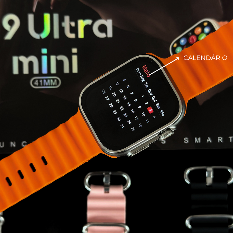 M9 ULTRA MINI | Série 9 Ultra 41mm – Design Exclusivo, Funções Avançadas e Compacto