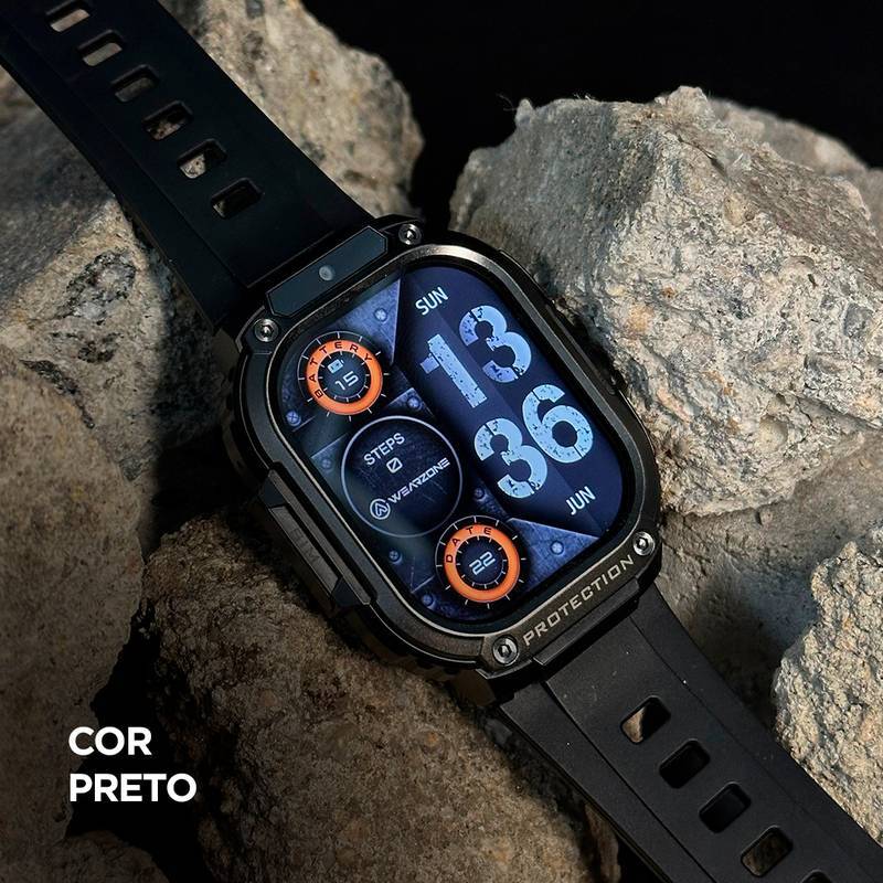 Horizon Titan | Smartwatch 4G com Tela AMOLED, Vidro Panda Glass e Bateria de 950mAh | 2GB RAM + 16GB ROM