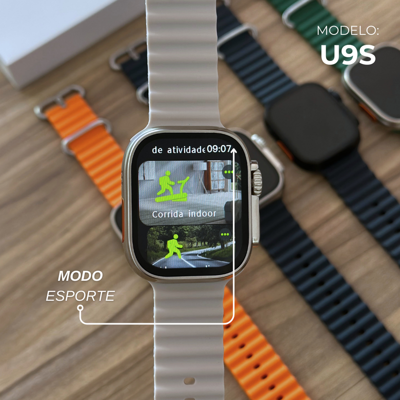 U9S – Smartwatch Microwear 2ª Geração | Custo-Benefício + Pulseira de Silicone Grátis