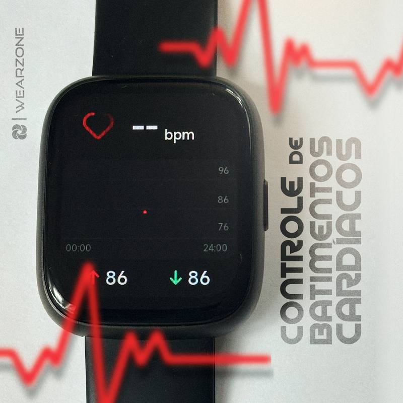 PULSE WEARZONE | Smartwatch com Alexa Integrada, Resistente à Água, Bateria de Longa Duração