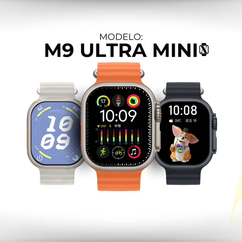 M9 ULTRA MINI | Série 9 Ultra 41mm – Design Exclusivo, Funções Avançadas e Compacto