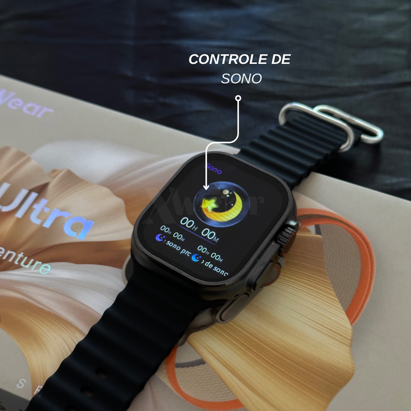GS9 ULTRA | Série 9 Ultra 49mm com Ilha Dinâmica + Pulseira de Silicone Grátis