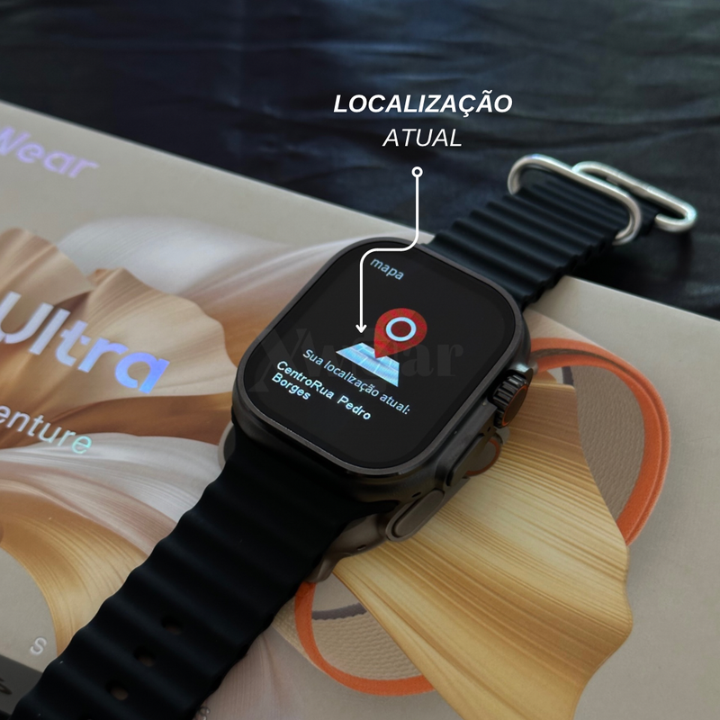 GS9 ULTRA | Série 9 Ultra 49mm com Ilha Dinâmica + Pulseira de Silicone Grátis