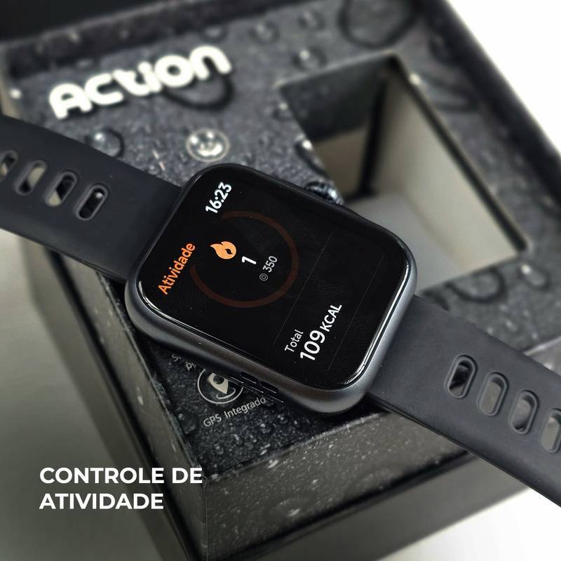 ACTION WEARZONE – Com ALEXA Integrada, GPS Embutido e 3ATM de Resistência