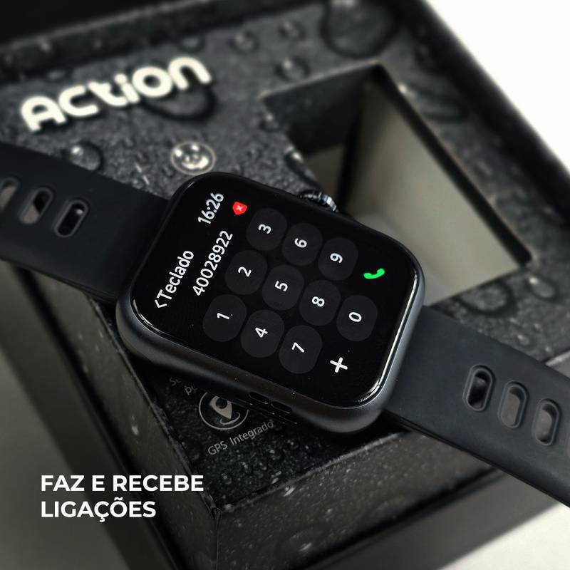 ACTION WEARZONE – Com ALEXA Integrada, GPS Embutido e 3ATM de Resistência
