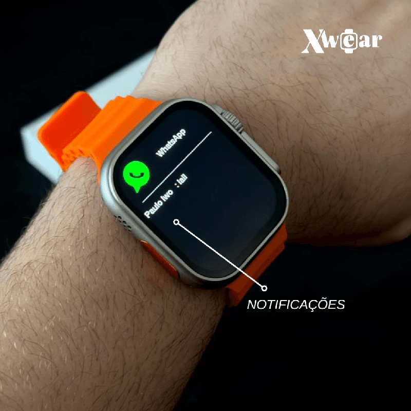 GW8 ULTRA | Smartwatch 49mm com Ótimo Acabamento + Pulseira de Silicone Grátis