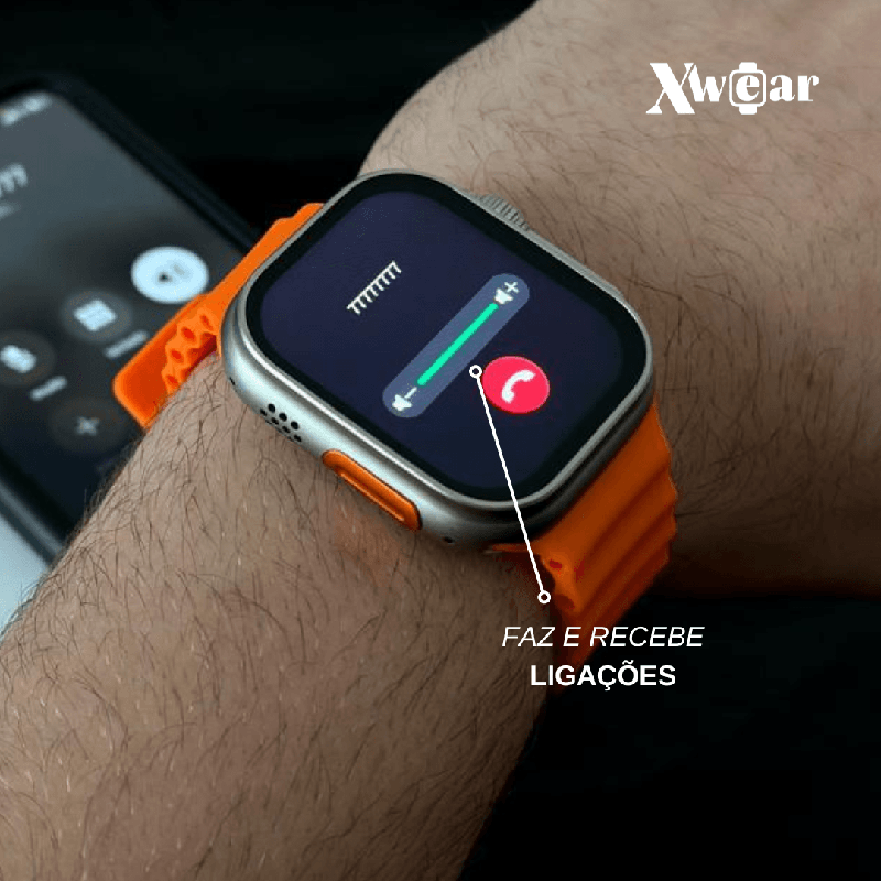 GW8 ULTRA | Smartwatch 49mm com Ótimo Acabamento + Pulseira de Silicone Grátis