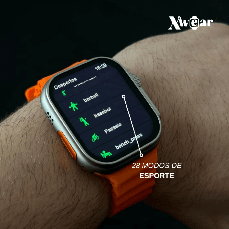 GW8 ULTRA | Smartwatch 49mm com Ótimo Acabamento + Pulseira de Silicone Grátis