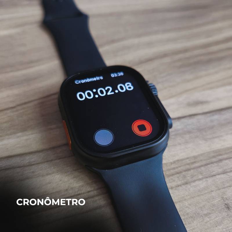 Smartwatch N10 Ultra 49mm | Kit com 4 Pulseiras | Ligações + Funções Premium