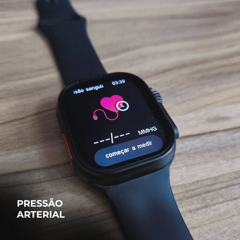Smartwatch N10 Ultra 49mm | Kit com 4 Pulseiras | Ligações + Funções Premium