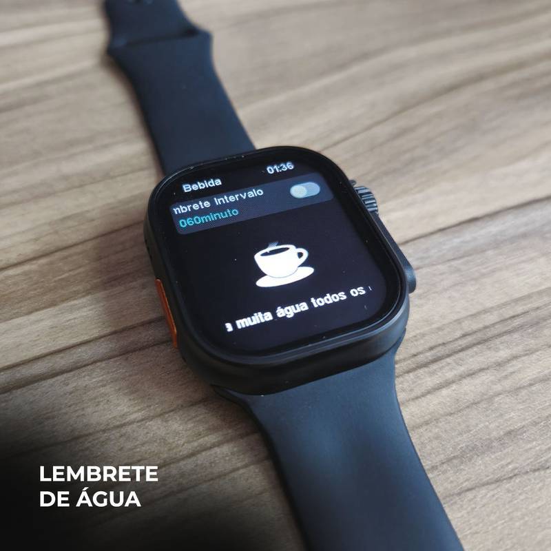 Smartwatch N10 Ultra 49mm | Kit com 4 Pulseiras | Ligações + Funções Premium