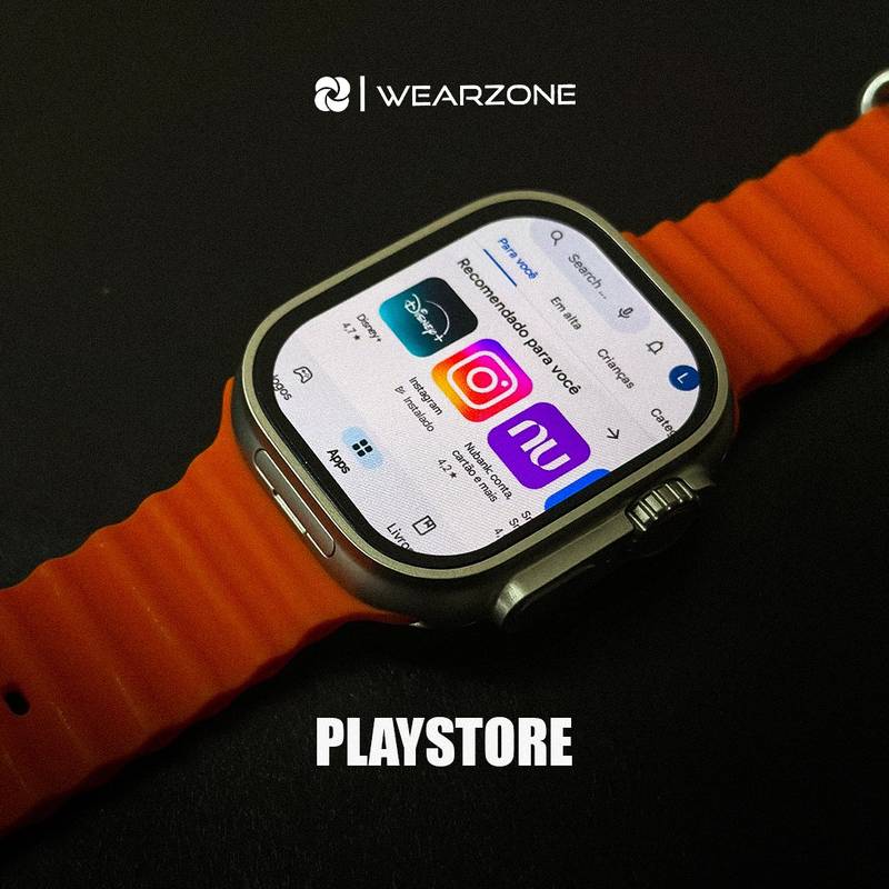 Horizon Pro | Smartwatch 4G/5G com Câmera Rotativa, Tela AMOLED e NFC | 2GB RAM + 16GB ROM