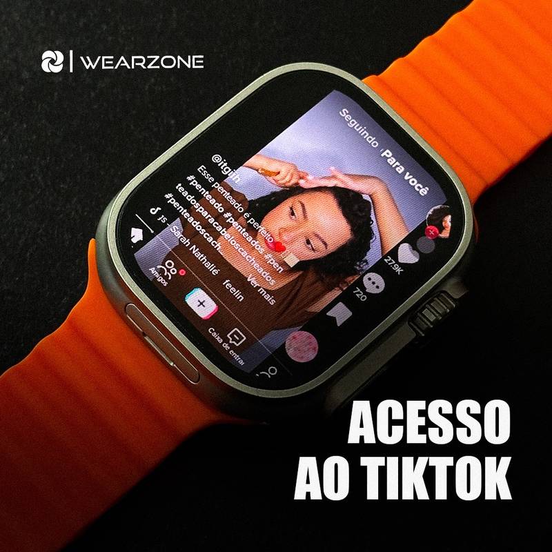 Horizon Pro | Smartwatch 4G/5G com Câmera Rotativa, Tela AMOLED e NFC | 2GB RAM + 16GB ROM