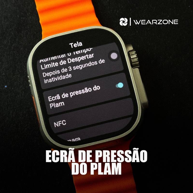 Horizon Pro | Smartwatch 4G/5G com Câmera Rotativa, Tela AMOLED e NFC | 2GB RAM + 16GB ROM