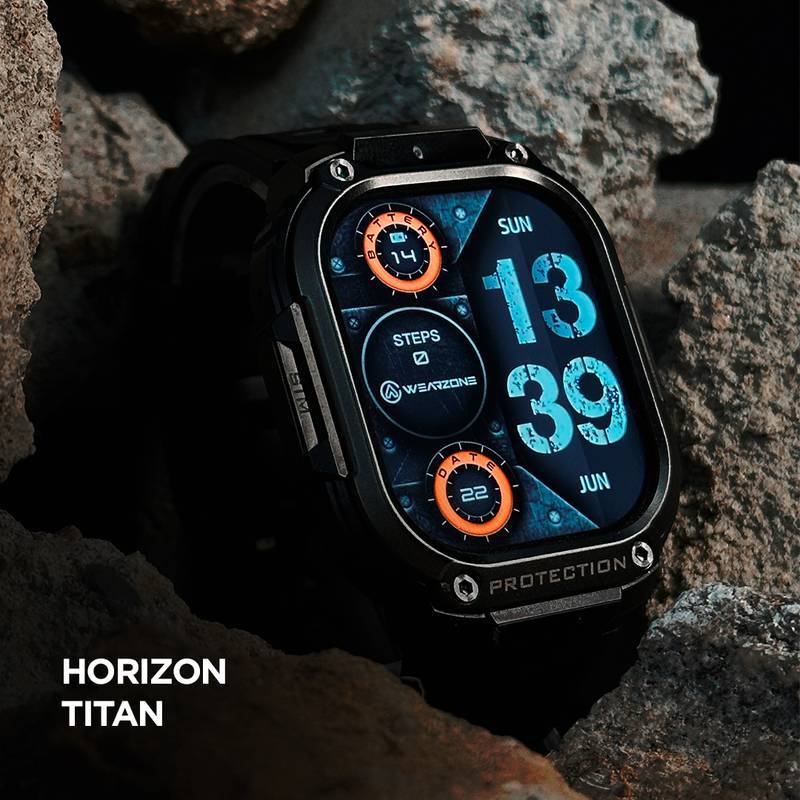 Horizon Titan | Smartwatch 4G com Tela AMOLED, Vidro Panda Glass e Bateria de 950mAh | 2GB RAM + 16GB ROM