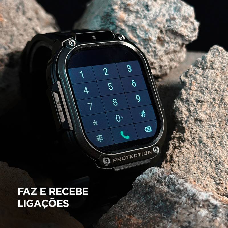Horizon Titan | Smartwatch 4G com Tela AMOLED, Vidro Panda Glass e Bateria de 950mAh | 2GB RAM + 16GB ROM