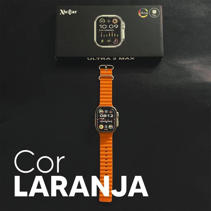 Ultra 2 Max – Tela AMOLED | CPU Dual Core | 2GB de Armazenamento + Pulseira de Silicone Grátis