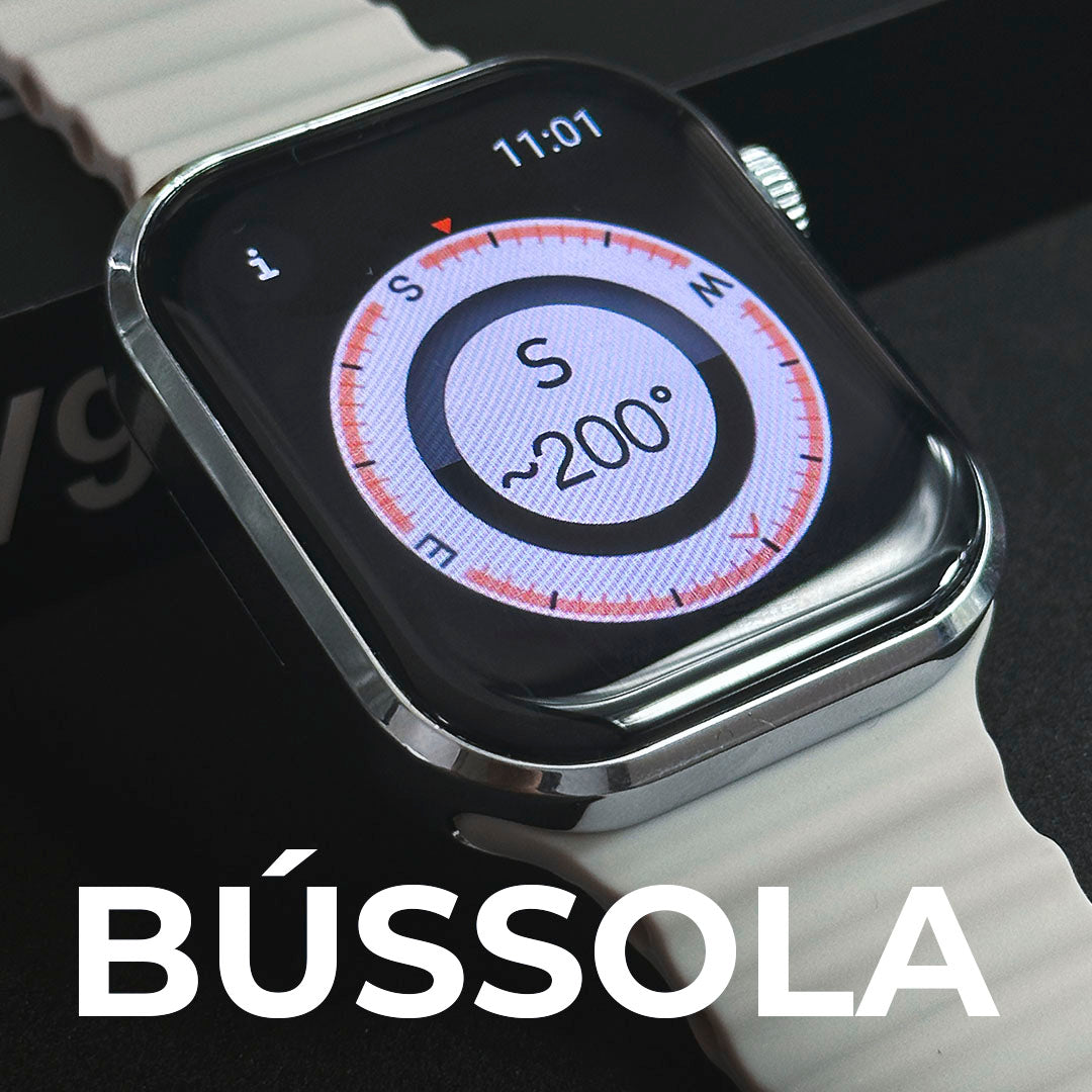 XV9 PRO Smartwatch – Tela Nível AMOLED, CPU Dual Core, Design Exclusivo e 2GB de Armazenamento