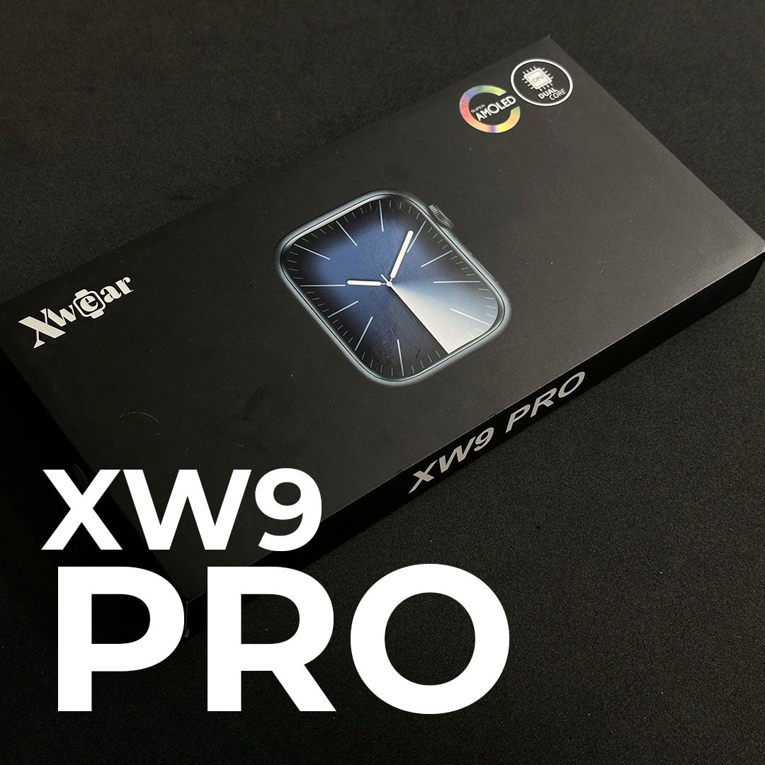 XW9 PRO Smartwatch – Tela AMOLED Ultra HD, 2GB de Armazenamento, CPU Dual Core, Ilha de Notificações e Função Dois Gestos