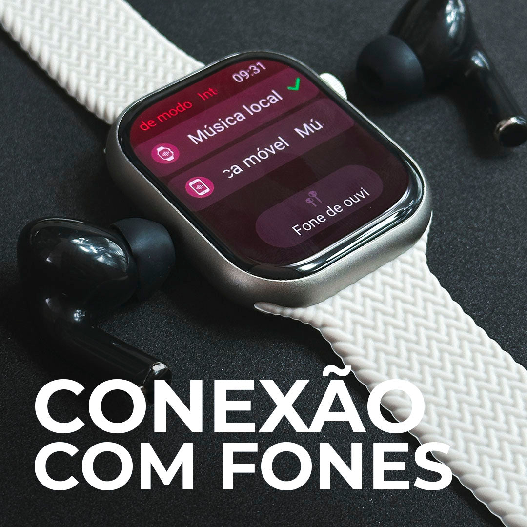 XW9 PRO Smartwatch – Tela AMOLED Ultra HD, 2GB de Armazenamento, CPU Dual Core, Ilha de Notificações e Função Dois Gestos