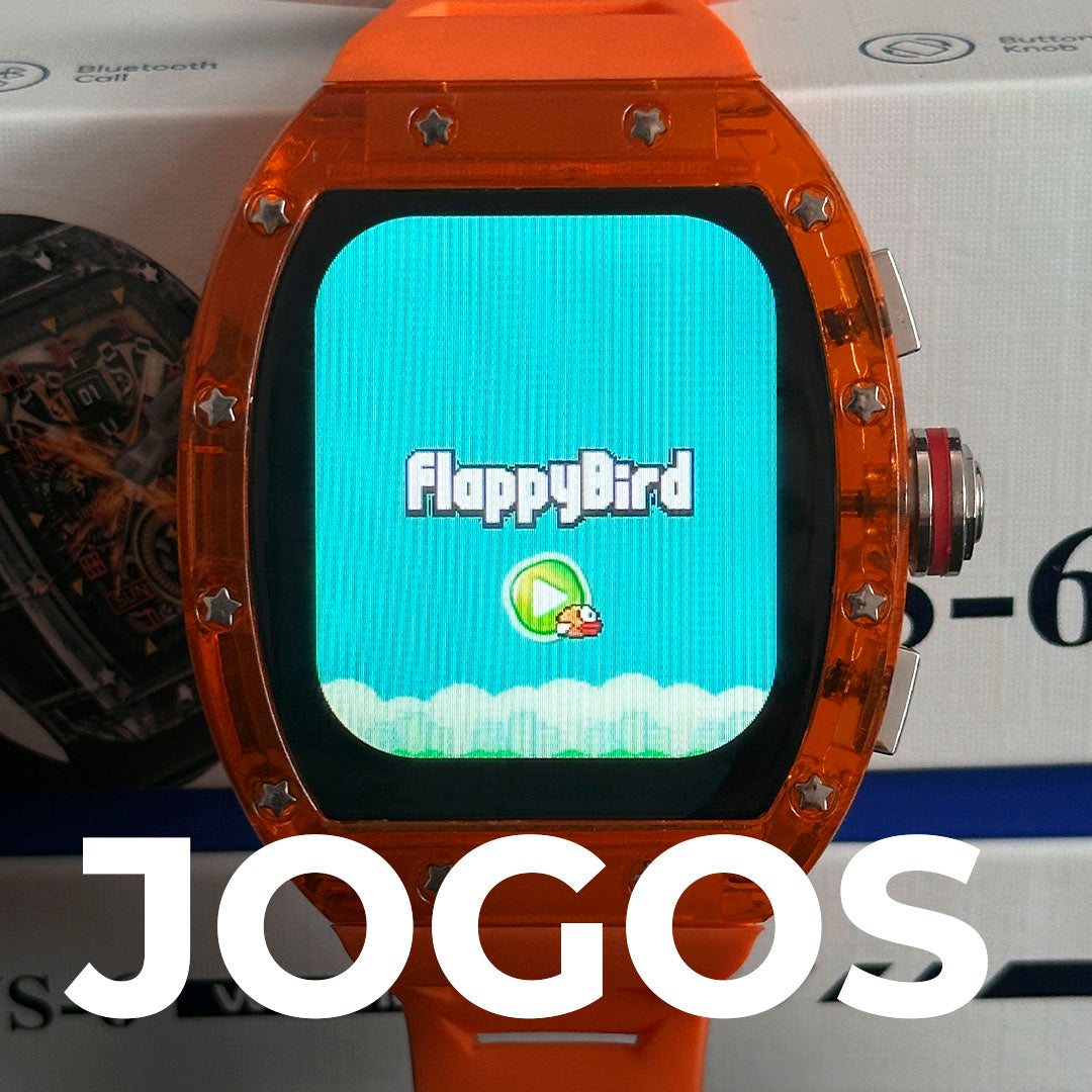 WS-6 Smartwatch | Design Premium com Estilo Richard Mille e Alta Performance