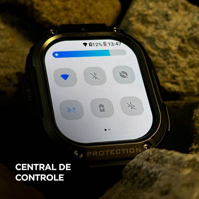 Horizon Titan | Smartwatch 4G com Tela AMOLED, Vidro Panda Glass e Bateria de 950mAh | 2GB RAM + 16GB ROM