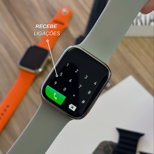 H9 Smartwatch 45mm + Capa + 3 Pulseiras