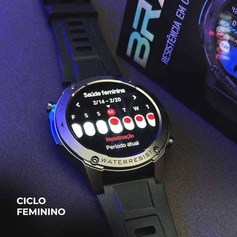 WEARZONE BRAVE | GPS de Dupla Frequência | 5ATM | Resistência Militar IP69K