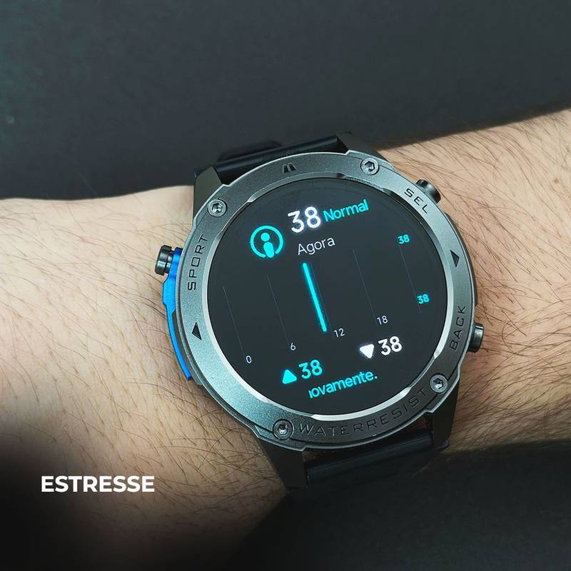 WEARZONE BRAVE | GPS de Dupla Frequência | 5ATM | Resistência Militar IP69K