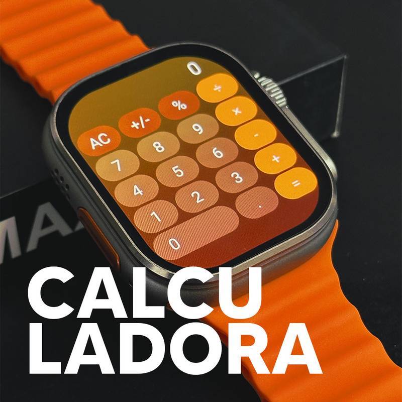 Ultra 2 Max – Tela AMOLED | CPU Dual Core | 2GB de Armazenamento + Pulseira de Silicone Grátis