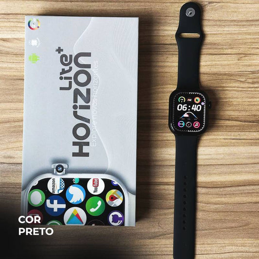 Horizon Lite+ | Smartwatch 4G com Câmera Rotativa HD | 2GB RAM + 16GB | Tela Super AMOLED
