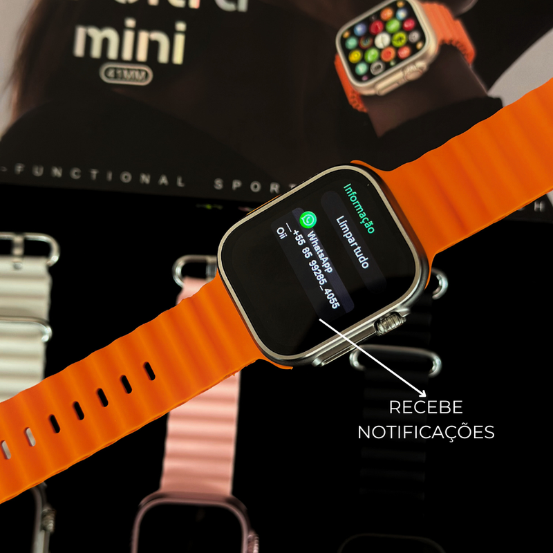 M9 ULTRA MINI | Série 9 Ultra 41mm – Design Exclusivo, Funções Avançadas e Compacto