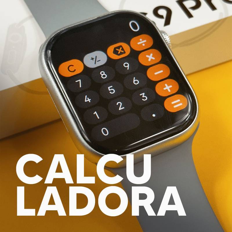 S9 PRO – Série 9 | Smartwatch Custo-Benefício 45mm + Pulseira de Silicone Grátis