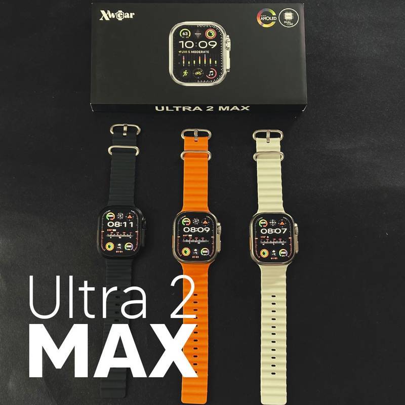 Ultra 2 Max – Tela AMOLED | CPU Dual Core | 2GB de Armazenamento + Pulseira de Silicone Grátis