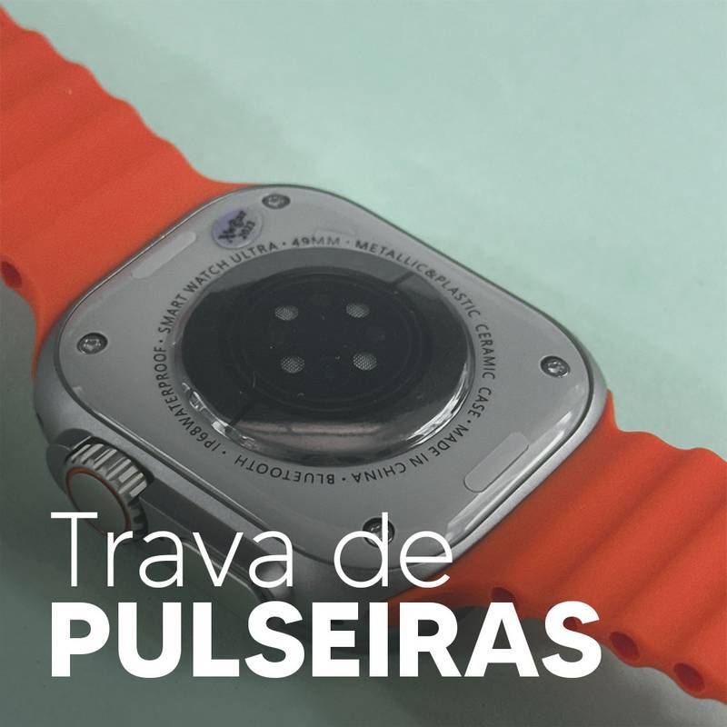 S9 ULTRA – Série 9 Ultra | Smartwatch Custo-Benefício 49mm + Pulseira de Silicone Grátis