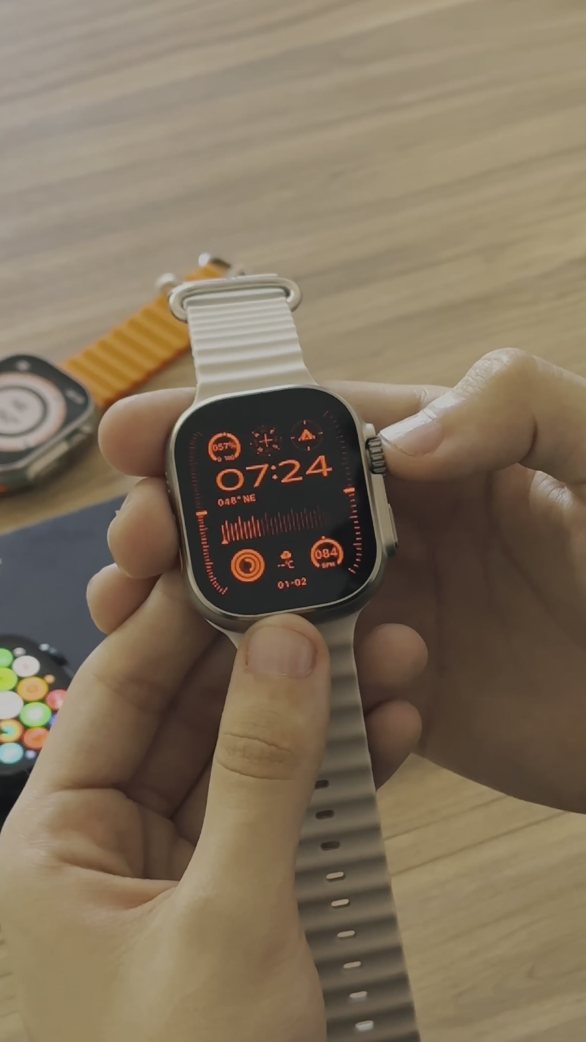 Ultra 2 Max – Tela AMOLED | CPU Dual Core | 2GB de Armazenamento + Pulseira de Silicone Grátis