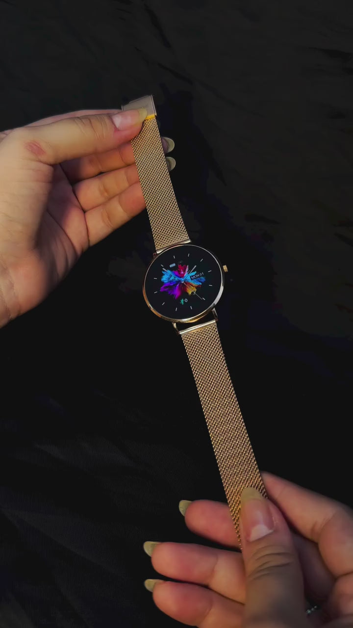 ROYALS CLASSIC WEARZONE | Smartwatch Elegante | AMOLED | VIDRO GORILLA GLASS até 3 Dias de Bateria