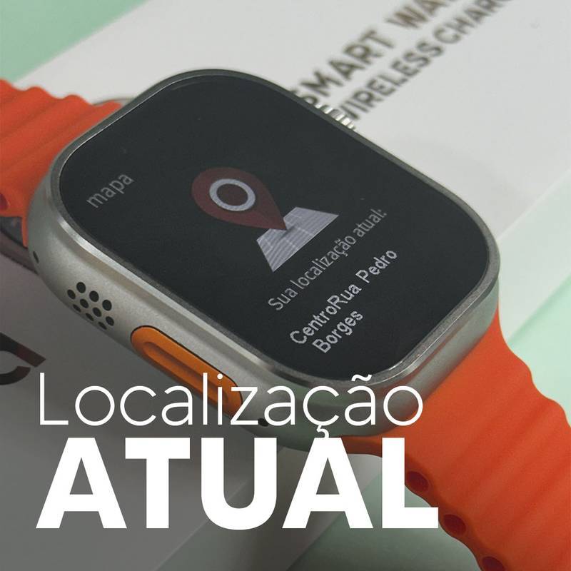 S9 ULTRA – Série 9 Ultra | Smartwatch Custo-Benefício 49mm + Pulseira de Silicone Grátis