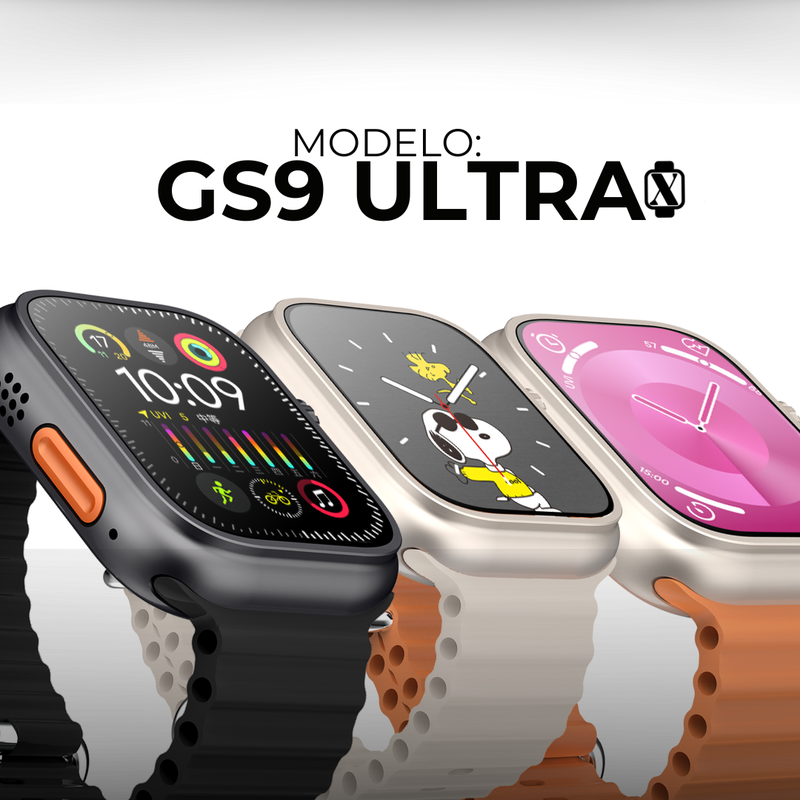 GS9 ULTRA | Série 9 Ultra 49mm com Ilha Dinâmica + Pulseira de Silicone Grátis