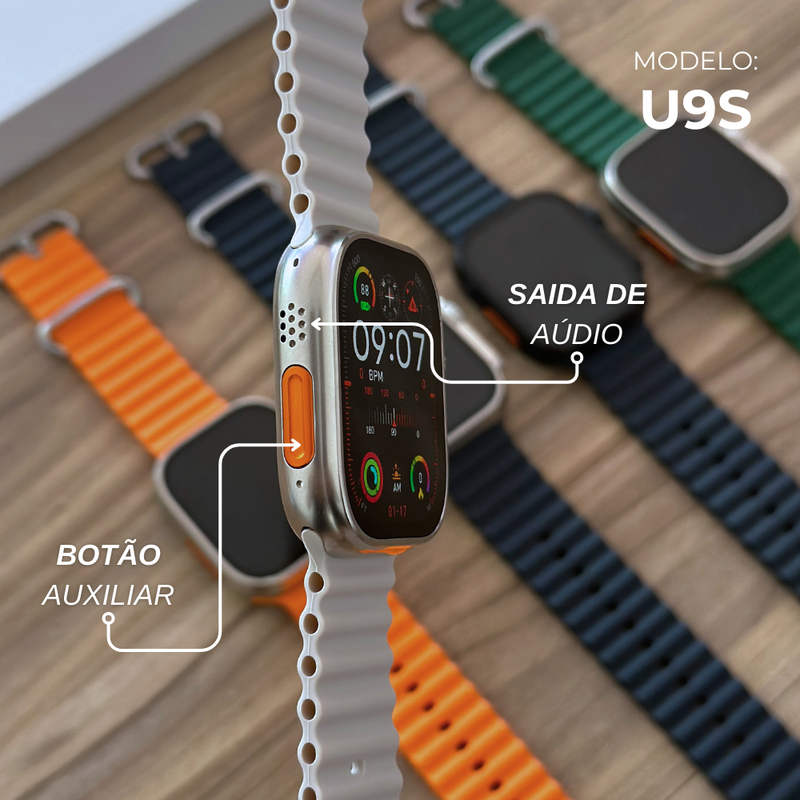 U9S – Smartwatch Microwear 2ª Geração | Custo-Benefício + Pulseira de Silicone Grátis