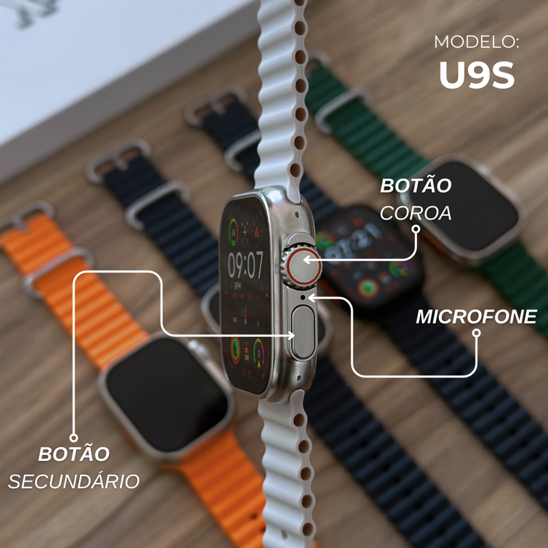 U9S – Smartwatch Microwear 2ª Geração | Custo-Benefício + Pulseira de Silicone Grátis