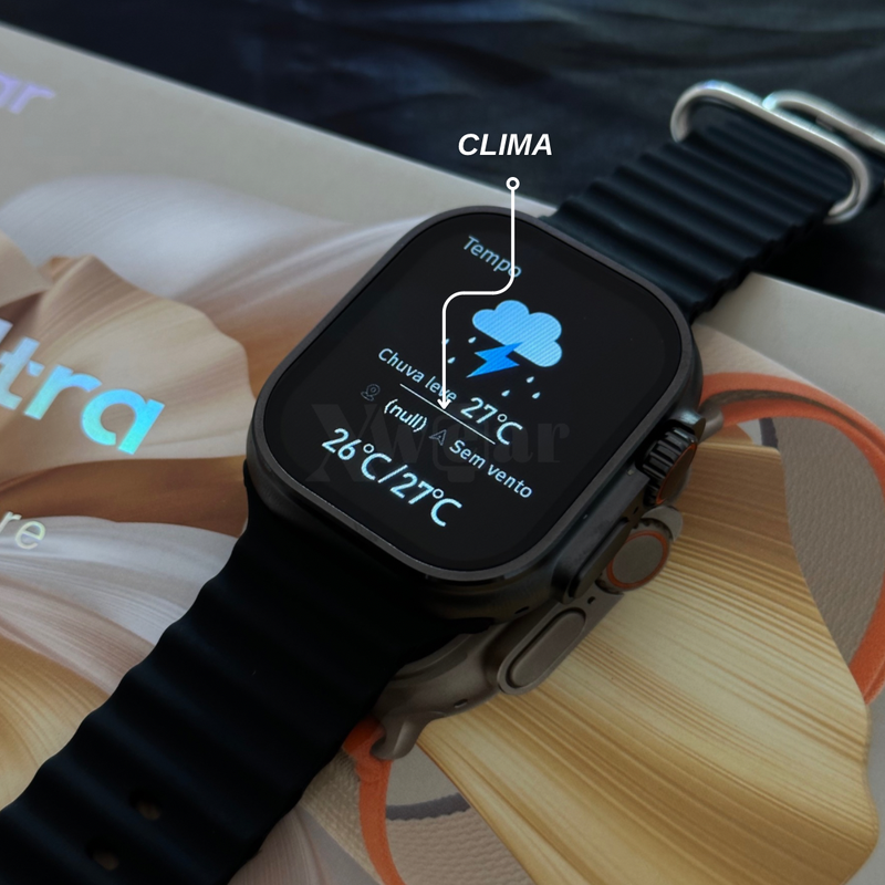 GS9 ULTRA | Série 9 Ultra 49mm com Ilha Dinâmica + Pulseira de Silicone Grátis