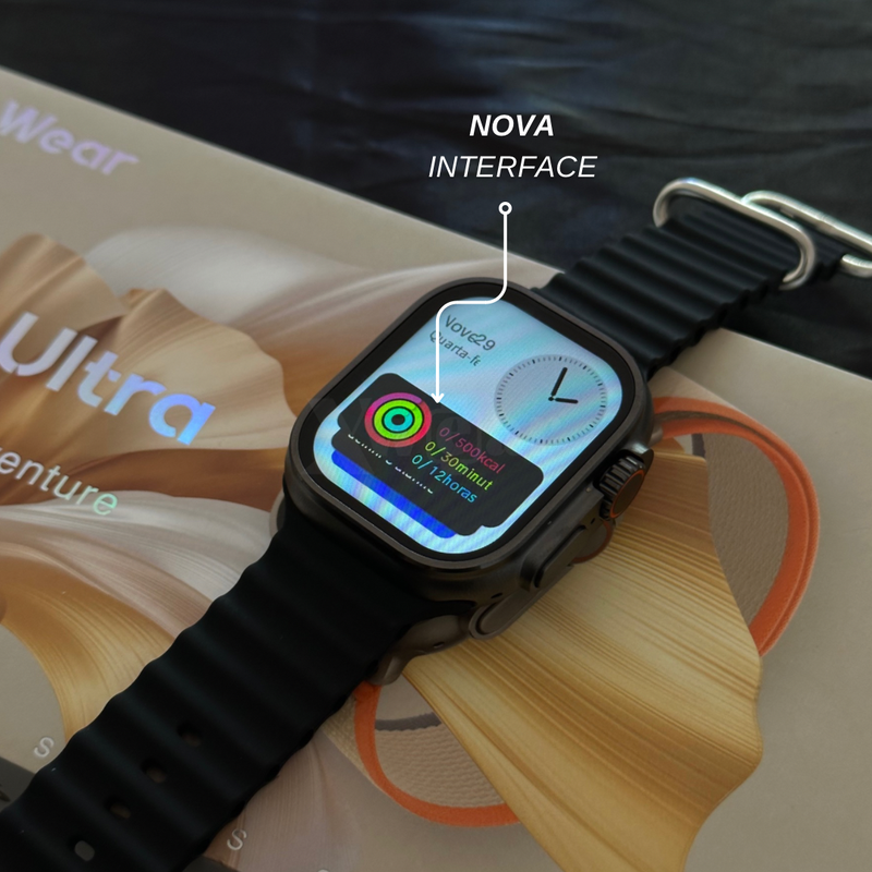 GS9 ULTRA | Série 9 Ultra 49mm com Ilha Dinâmica + Pulseira de Silicone Grátis