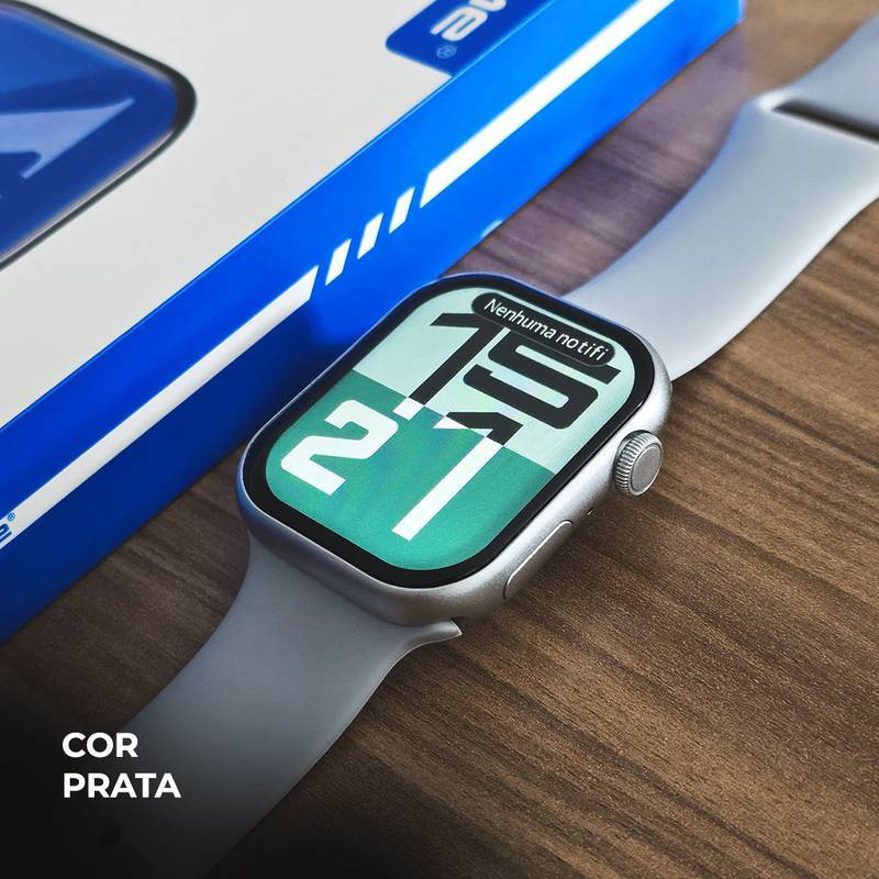 WS-X10 Série 10 – Smartwatch Premium com 3 Pulseiras + Funções Avançadas